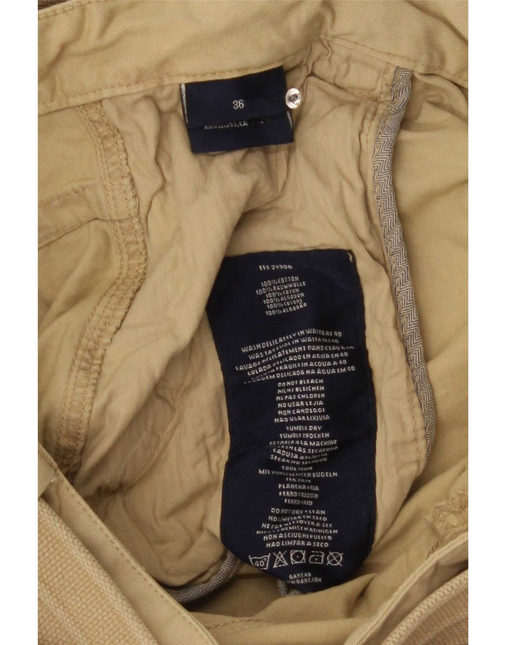 Gant Mens Cargo Shorts W36 Large Beige Cotton
