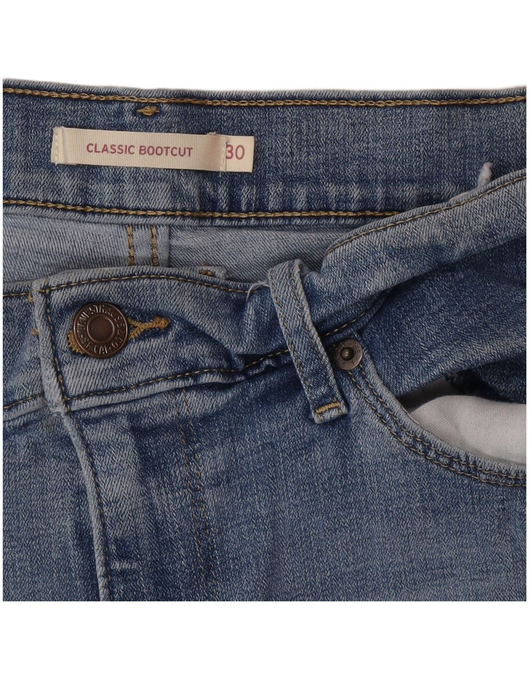 Levi's Womens Classic Bootcut Jeans W30 L33 Blue
