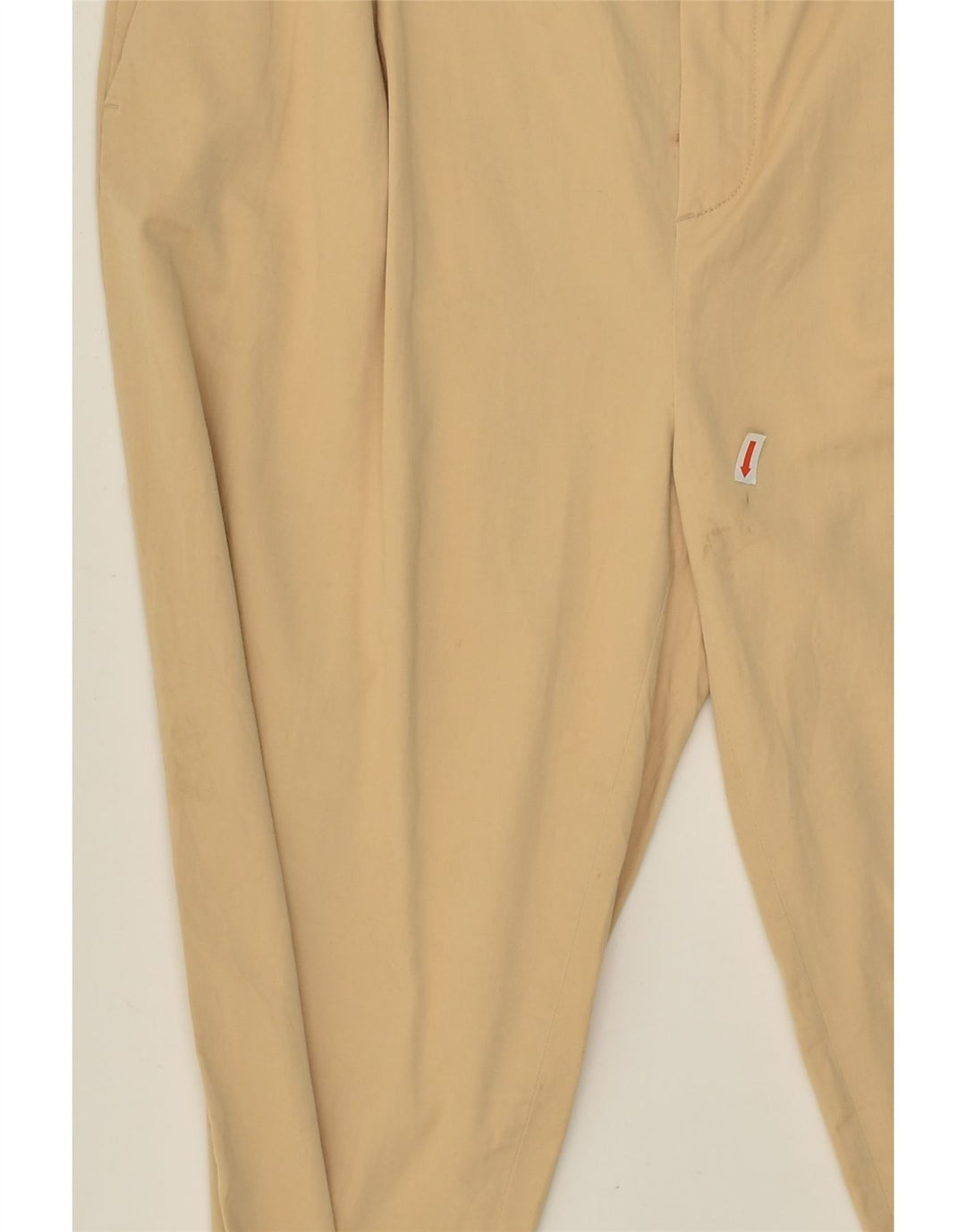MASSIMO DUTTI Womens Slim Fit Chino Trousers US 8 Medium W28 L28 Beige | Vintage Massimo Dutti | Thrift | Second-Hand Massimo Dutti | Used Clothing | Messina Hembry 