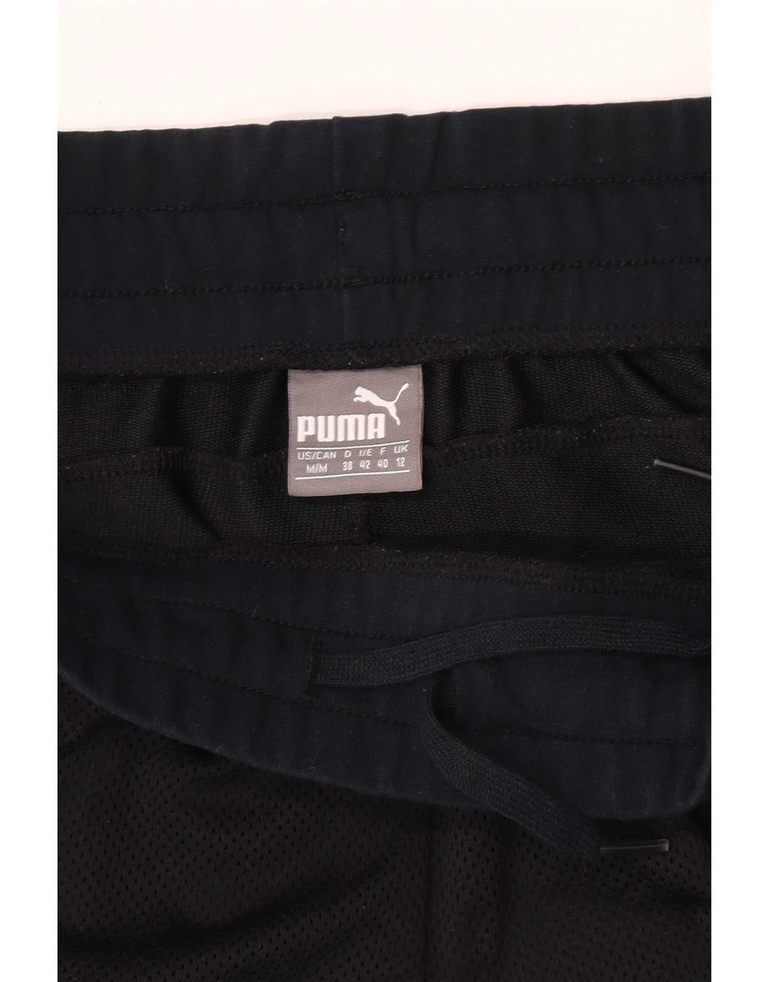 Puma Womens Sport Shorts UK 12 Medium Navy Blue Colourblock Polyester