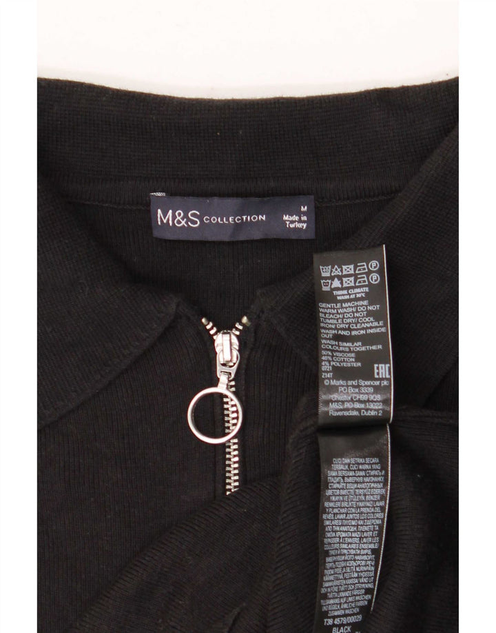 Polo da donna Marks & Spencer UK 14 media viscosa nera
