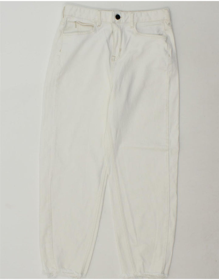 TED BAKER Womens Tapered Jeans W30 L27 White Cotton Vintage Ted Baker and Second-Hand Ted Baker from Messina Hembry 