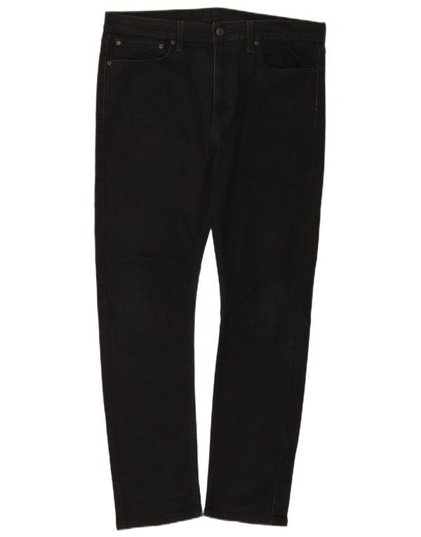 Levi's Damen Slim Jeans W36 L31 Schwarze Baumwolle
