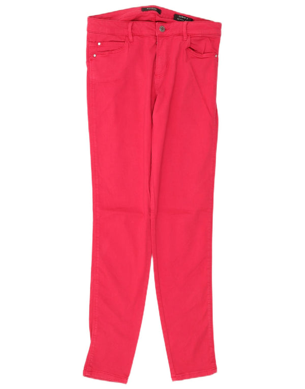 Jeans Guess Curve X Skinny da donna W30 L30 cotone rosa