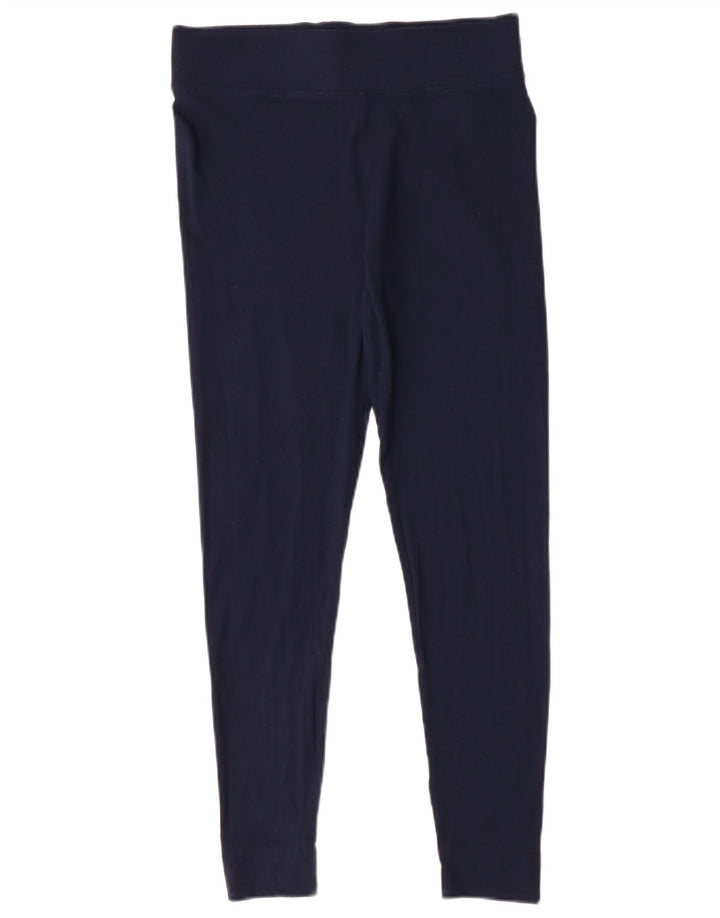 Leggings da donna Marks & Spencer UK 12 viscosa media blu navy