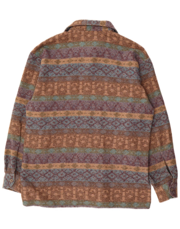 Club D'Amingo Chemise en flanelle pour homme Taille 38/40 Medium Multicolore Fair Isle