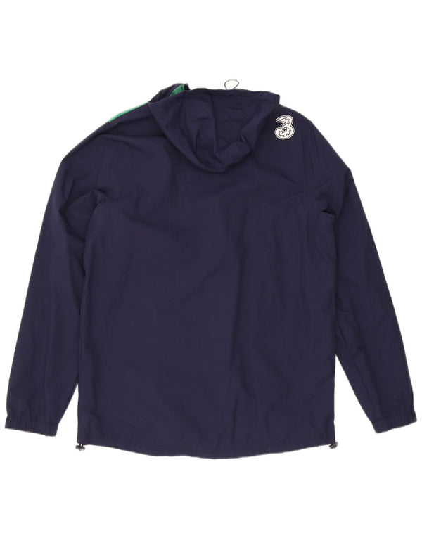Canterbury Herre IRFU Regnjakke med hætte UK 38 Medium Navy Blue Colourblock