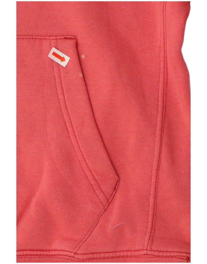 Felpa con cappuccio da uomo Nike Small rossa in cotone
