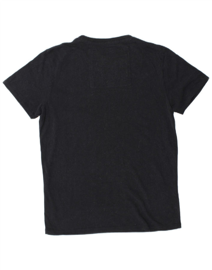 Superdry Mens Graphic T-Shirt Top XL Black Cotton