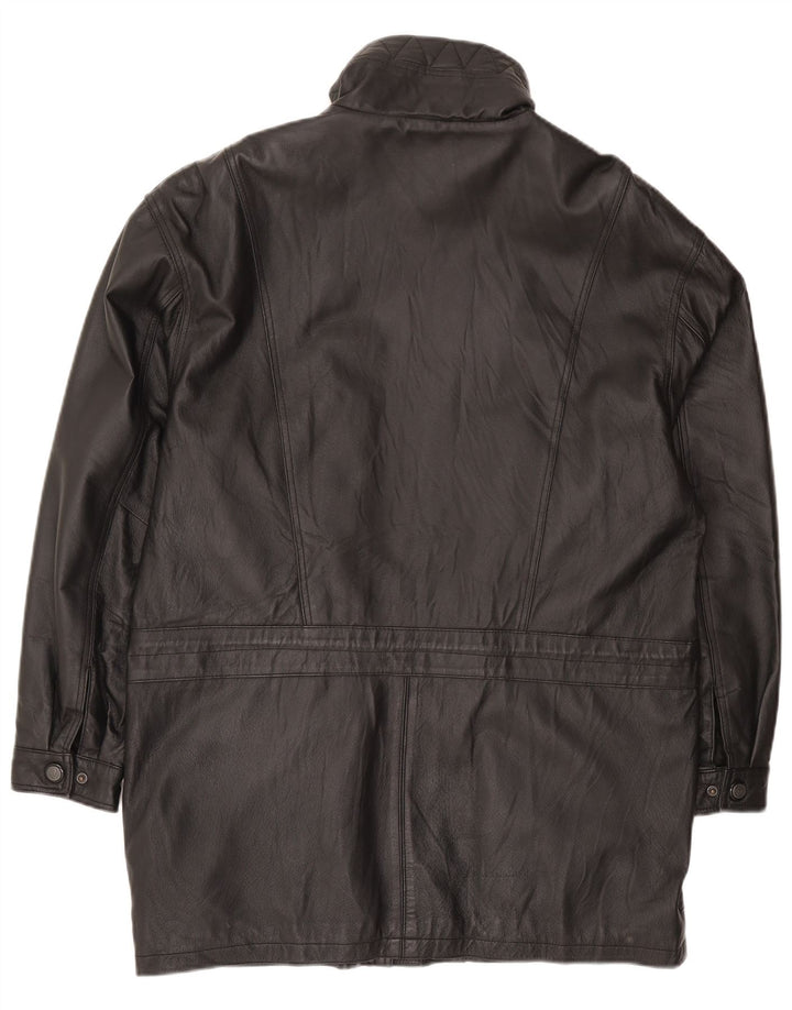 Giacca in pelle da uomo JCC IT 50 Large in pelle nera