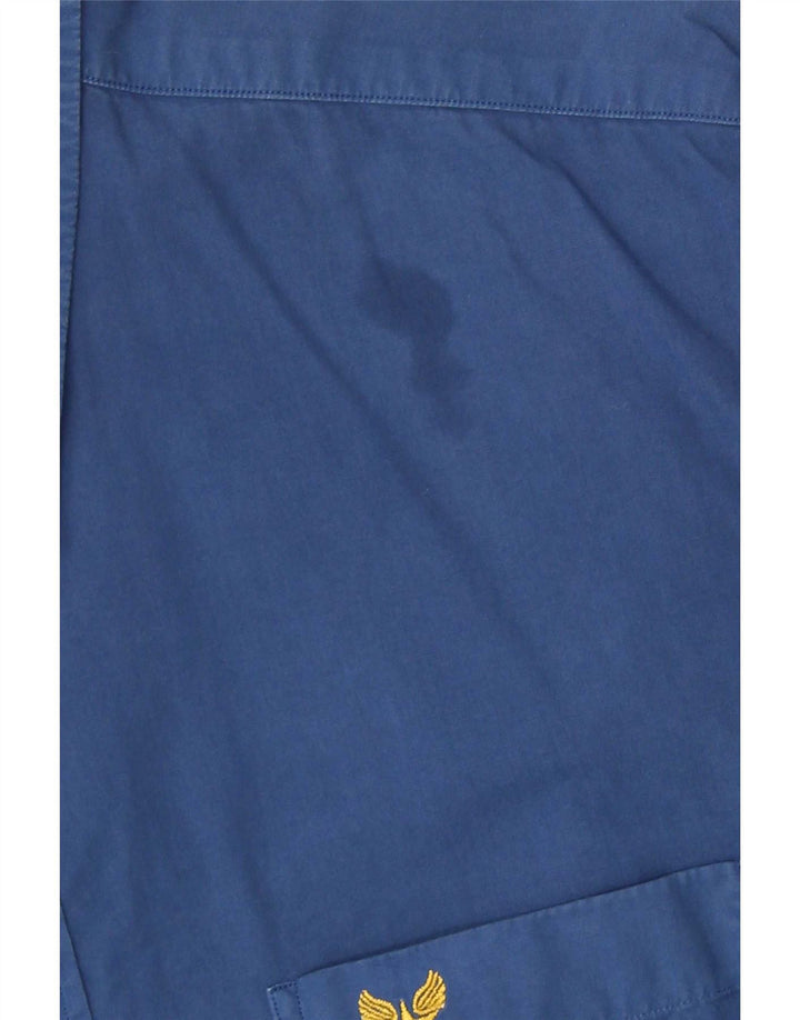 Avirex Mens Regular Fit Shirt Large Blue Cotton
