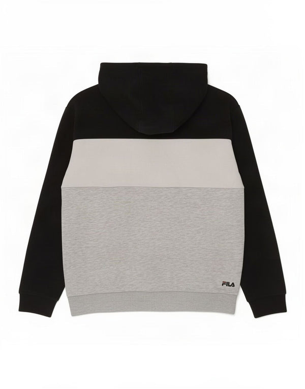 Felpa con cappuccio grafica da donna Fila UK 14 Medium multicolore Colourblock
