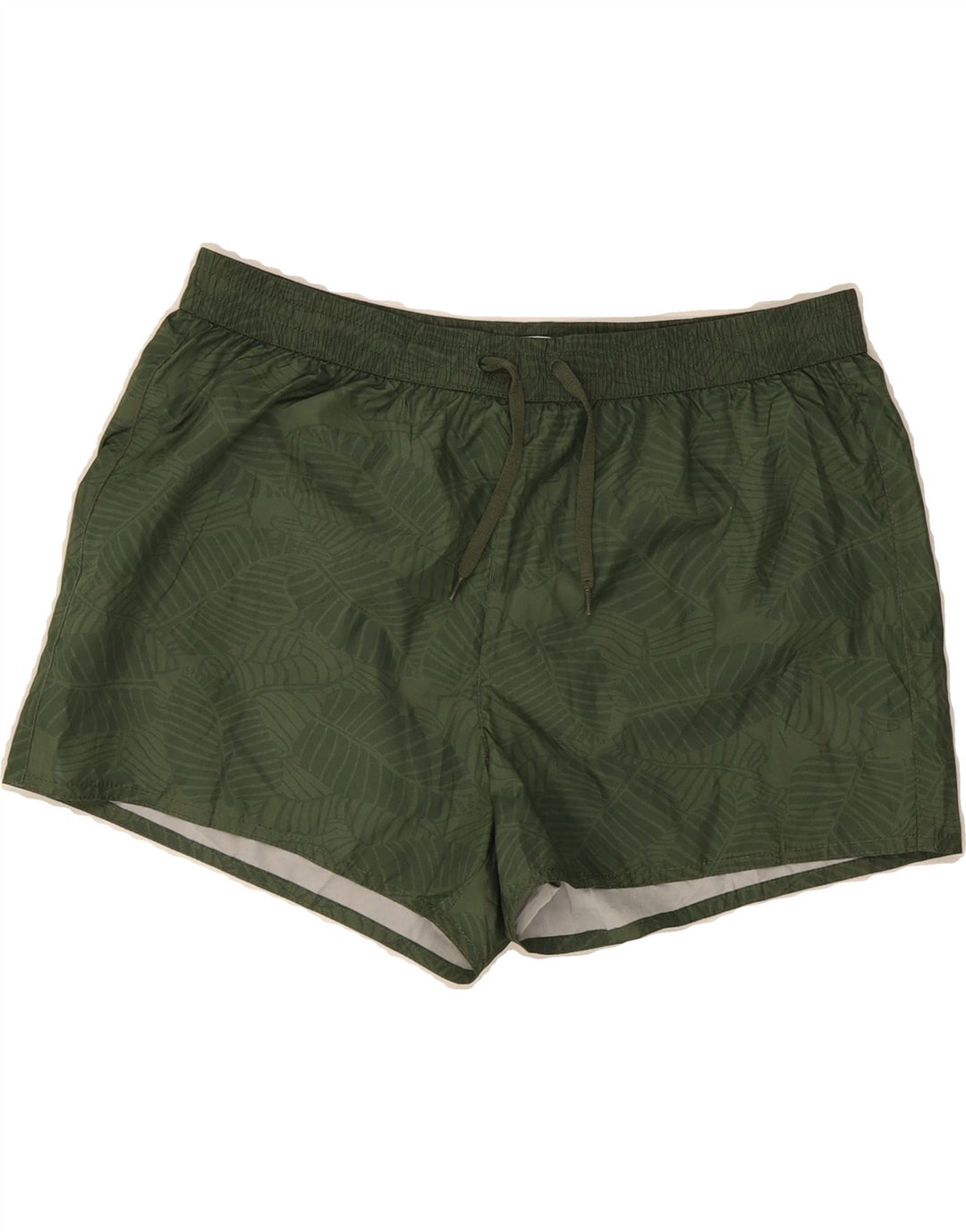 COAST Womens Abstract Pattern Swimming Shorts UK 16 Large  Green Polyester Vintage Coast and Second-Hand Coast from Messina Hembry 