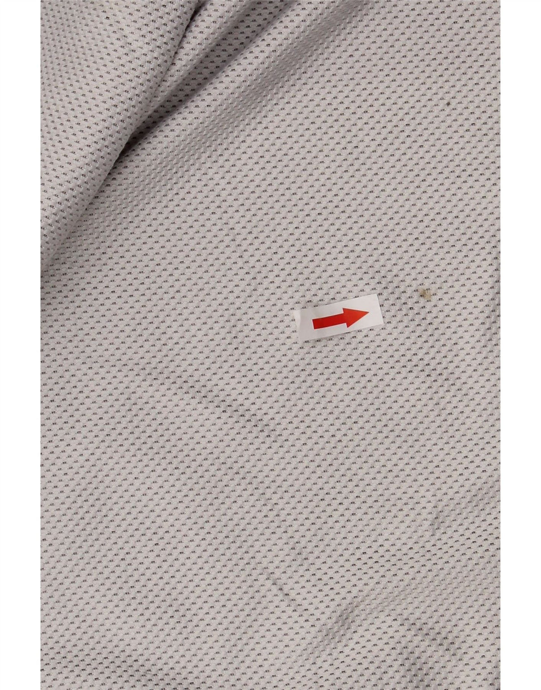 CALVIN KLEIN Top de chándal con cuello y cremallera para hombre, color gris medio con lunares
