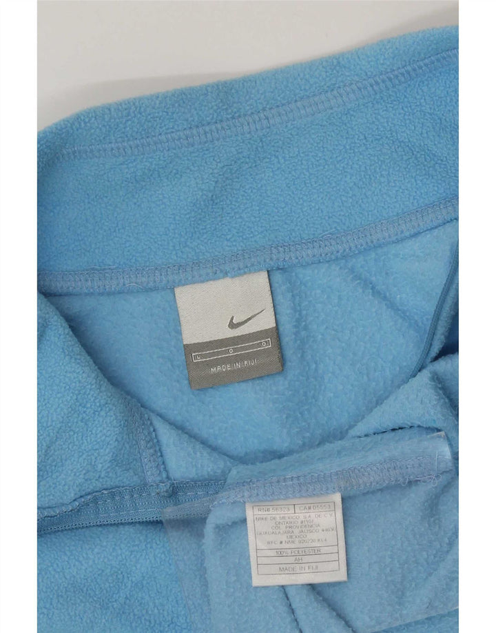 Nike Veste polaire pour femme UK 14 Large Bleu Polyester