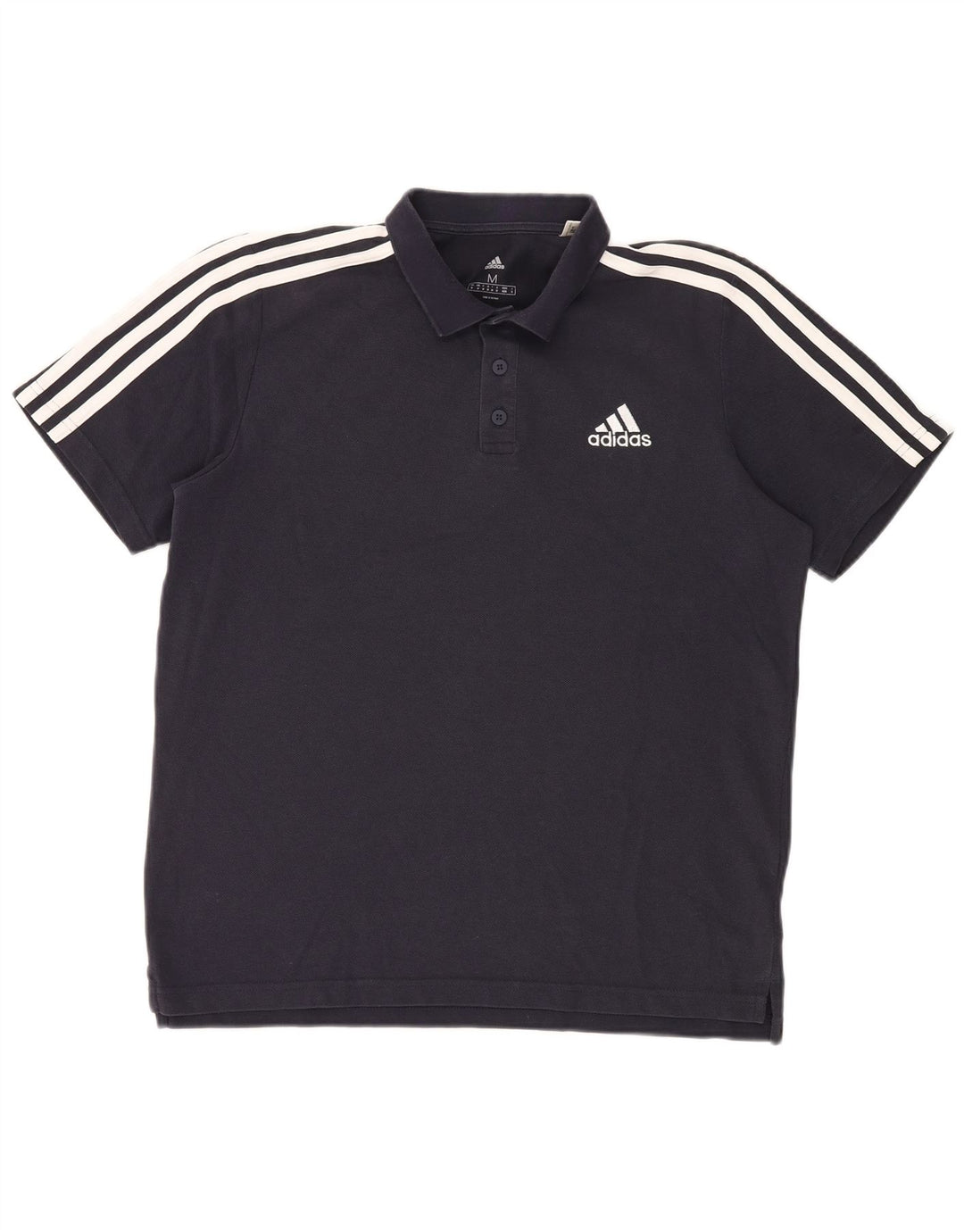 Adidas Herren Poloshirt Medium Marineblau Baumwolle
