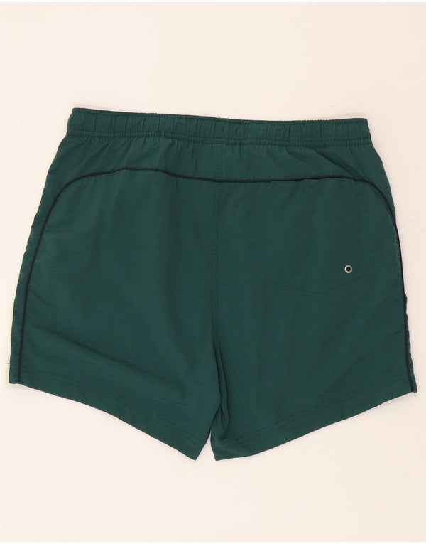 Pantaloncini da bagno da uomo Champion XL verde color block in poliammide