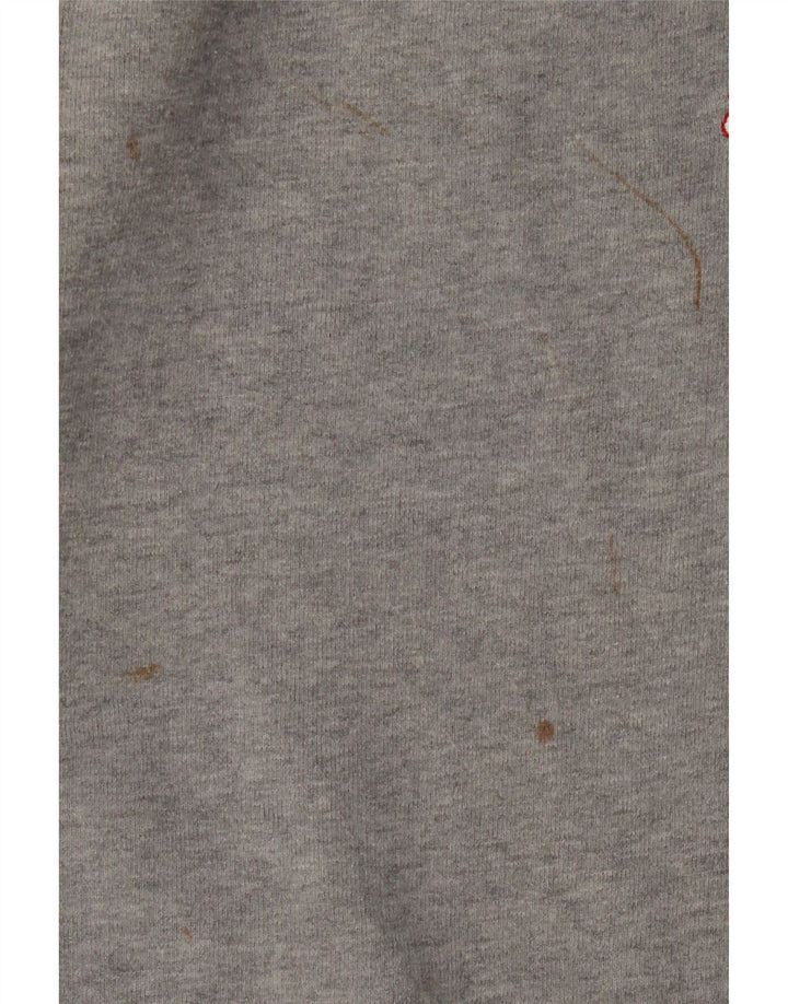 Lotto Mens Tracksuit Trousers Medium Grey Flecked Cotton