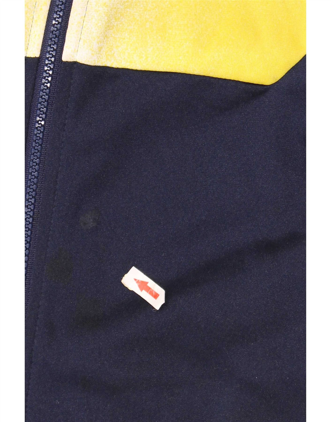 Sergio Tacchini Mens Tracksuit Top Jacket IT 52 Large Navy Blue Retro