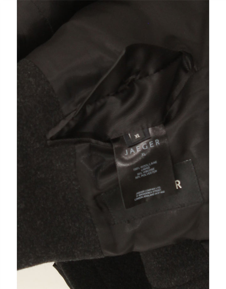 Jaeger Herre Overfrakke UK 42 XL Grå Uld