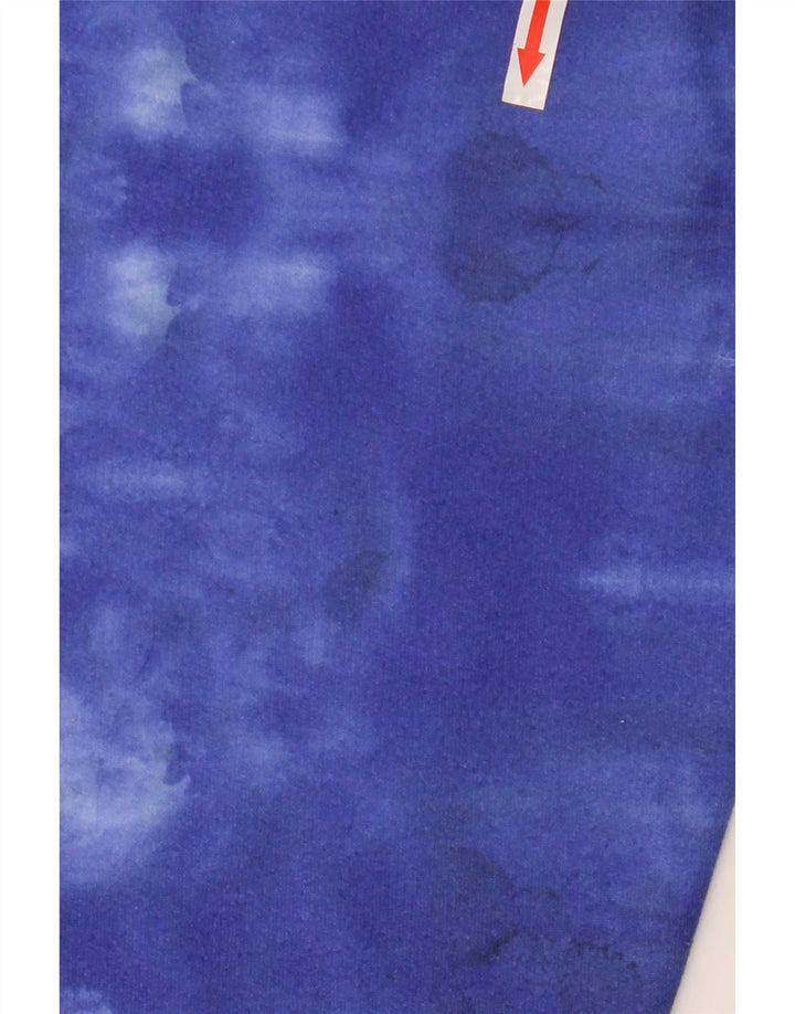 Felpa oversize con grafica Adidas da donna, maglione, UK 10, piccola, blu