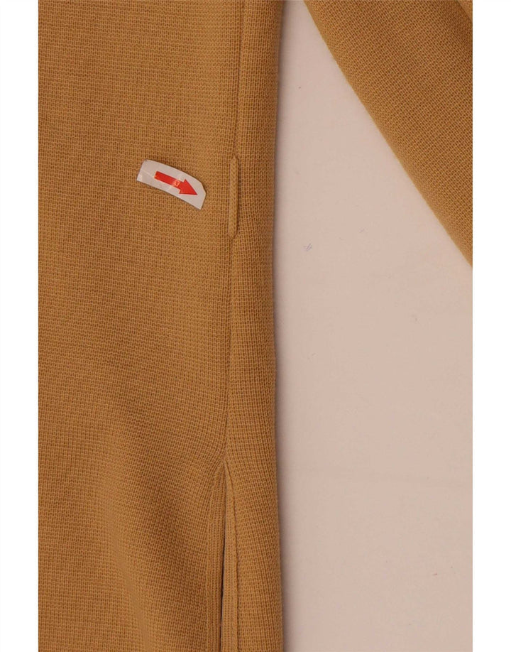 Luisa Spagnoli Womens Cardigan Sweater UK 14 Medium Beige Wool