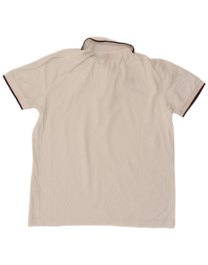 Kappa Mens Polo Shirt Large White