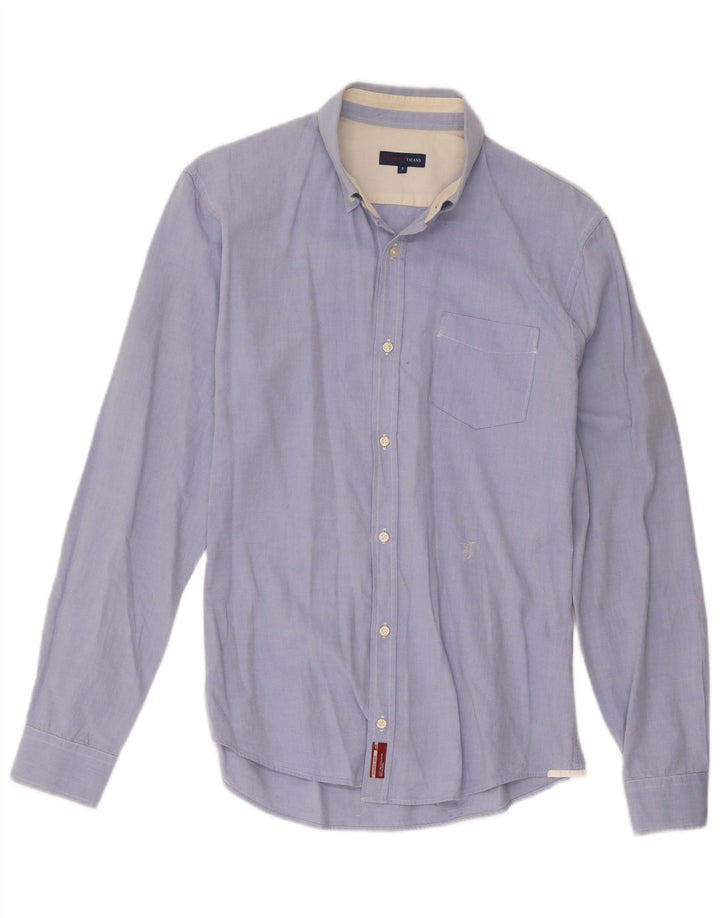 Trussardi Mens Shirt Small Blue