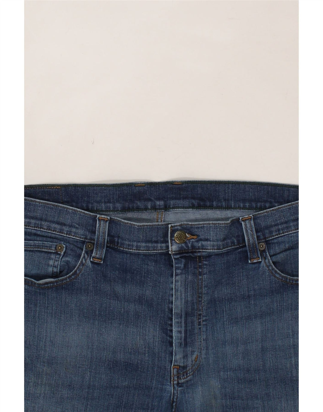 L.L.BEAN Mens Slim Jeans W38 L32 Blue Cotton Vintage L.L.Bean and Second-Hand L.L.Bean from Messina Hembry 