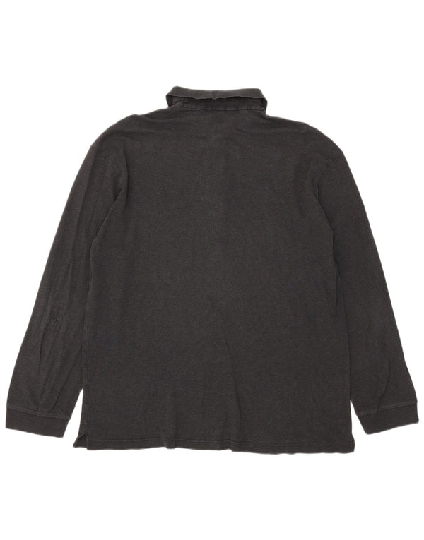 Polo a maniche lunghe da uomo Hugo Boss 2XL Grigia