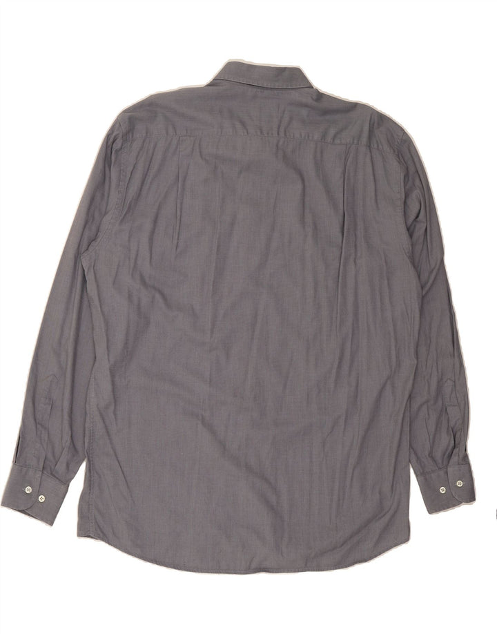 ROCCOBAROCCO Mens Shirt Size 16 1/2 42 Large Grey Cotton Vintage Roccobarocco and Second-Hand Roccobarocco from Messina Hembry 