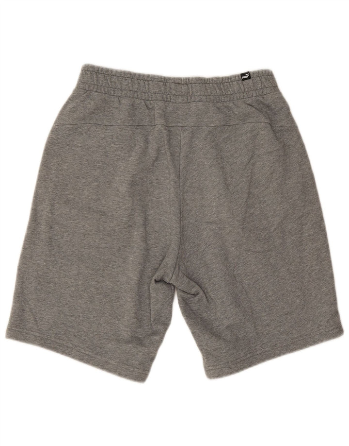 Puma Mens Sport Shorts Medium Grey Cotton