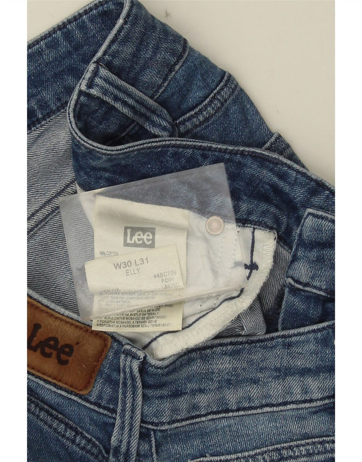 Lee Womens Elly Slim Jeans W30 L31 Blue Cotton