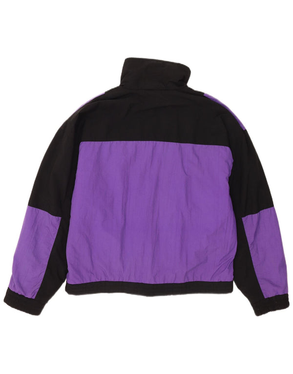 vintage Mens Anorak Jacket UK 40 Grand Purple Colourblock