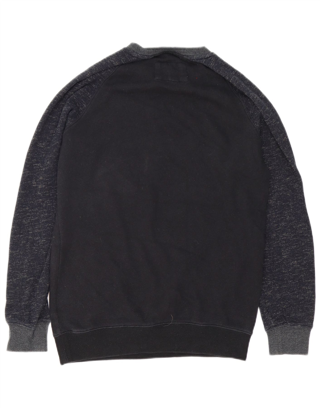 Hurley Mens Sweatshirt Jumper Small Navy Blue Flecked Cotton