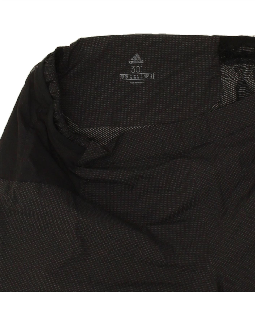 ADIDAS Womens Sport Shorts UK 14 Medium Black Vintage Adidas and Second-Hand Adidas from Messina Hembry 