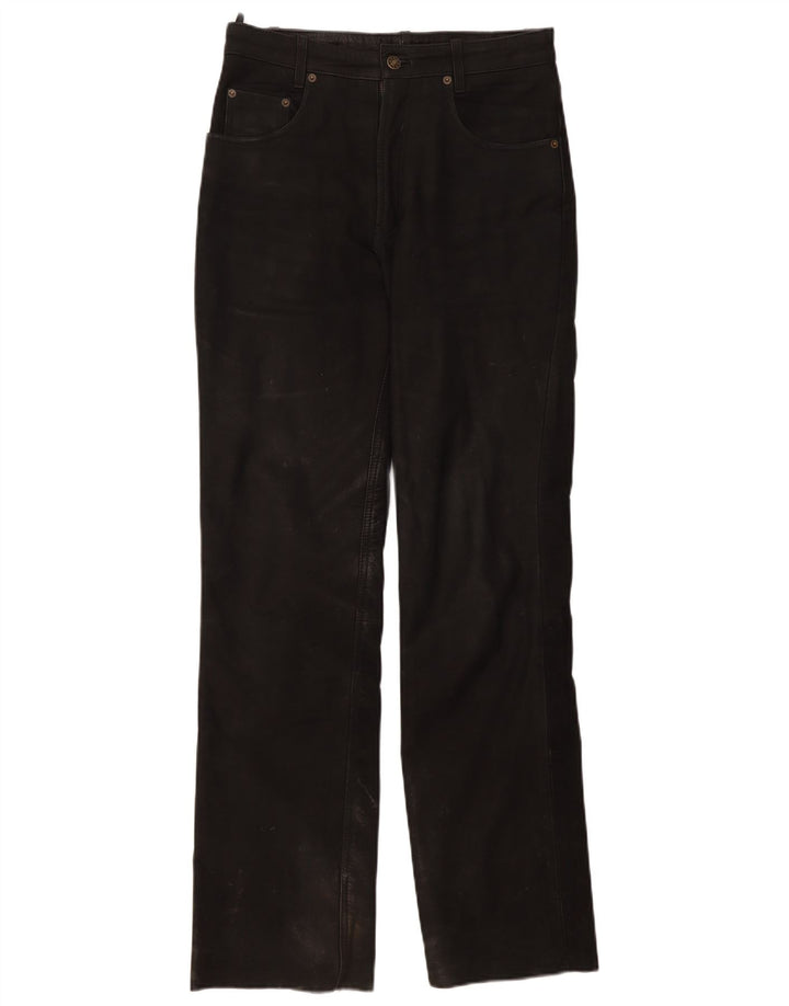 Брюки мужские кожаные Ricano W30 L32 черные