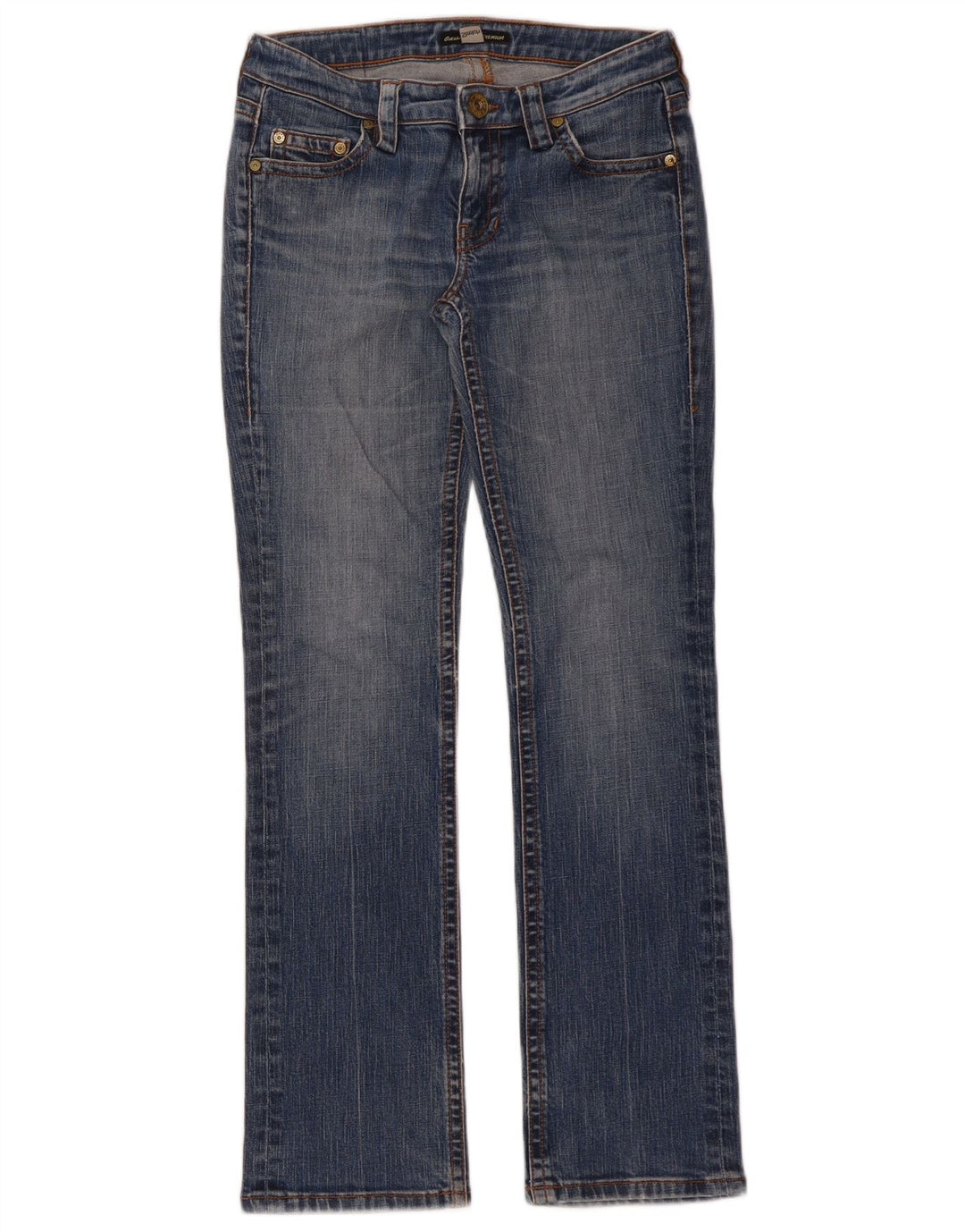 GUESS Womens Straight Jeans W29 L30 Blue Cotton