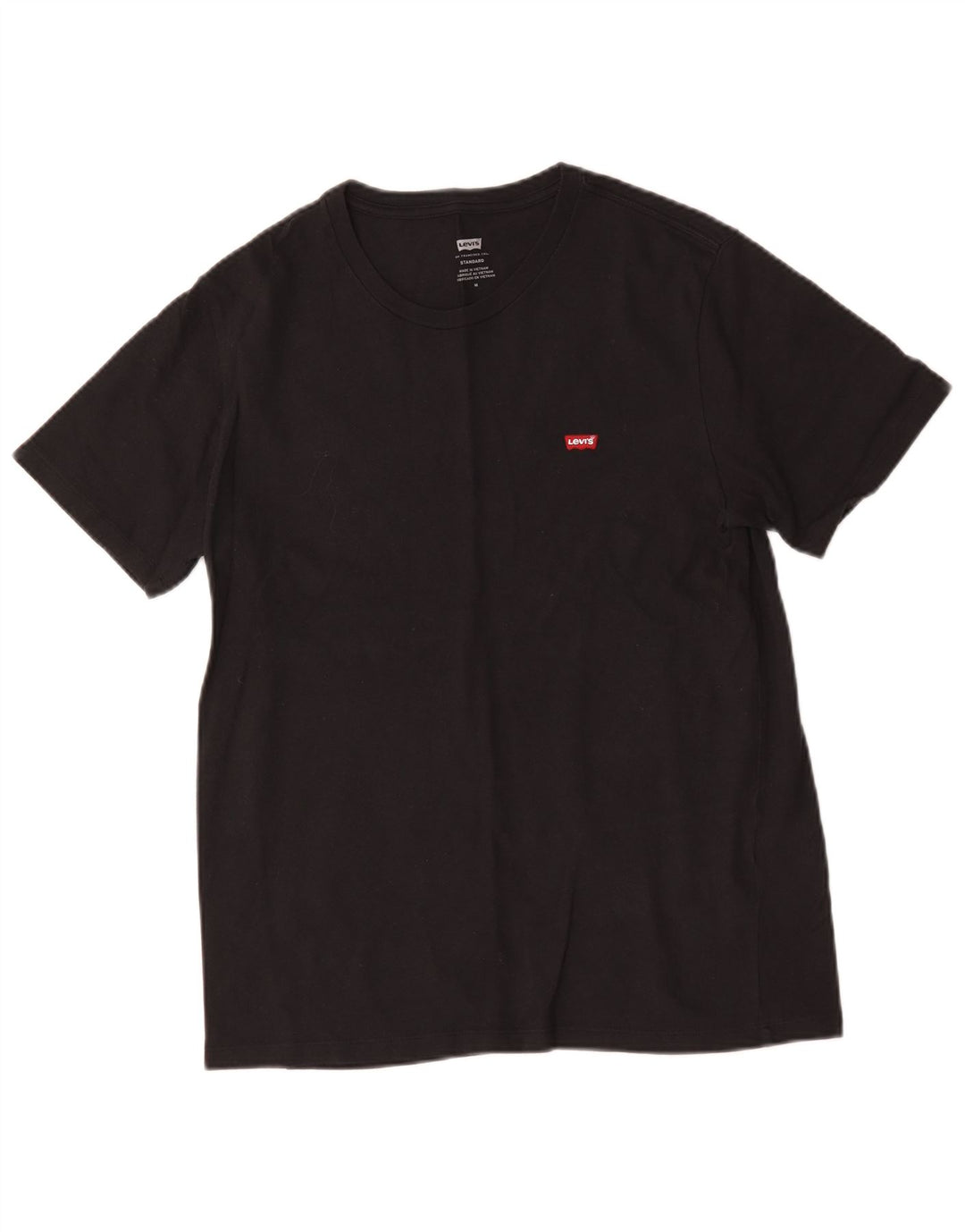 T-shirt standard da uomo Levi's Top in cotone nero medio