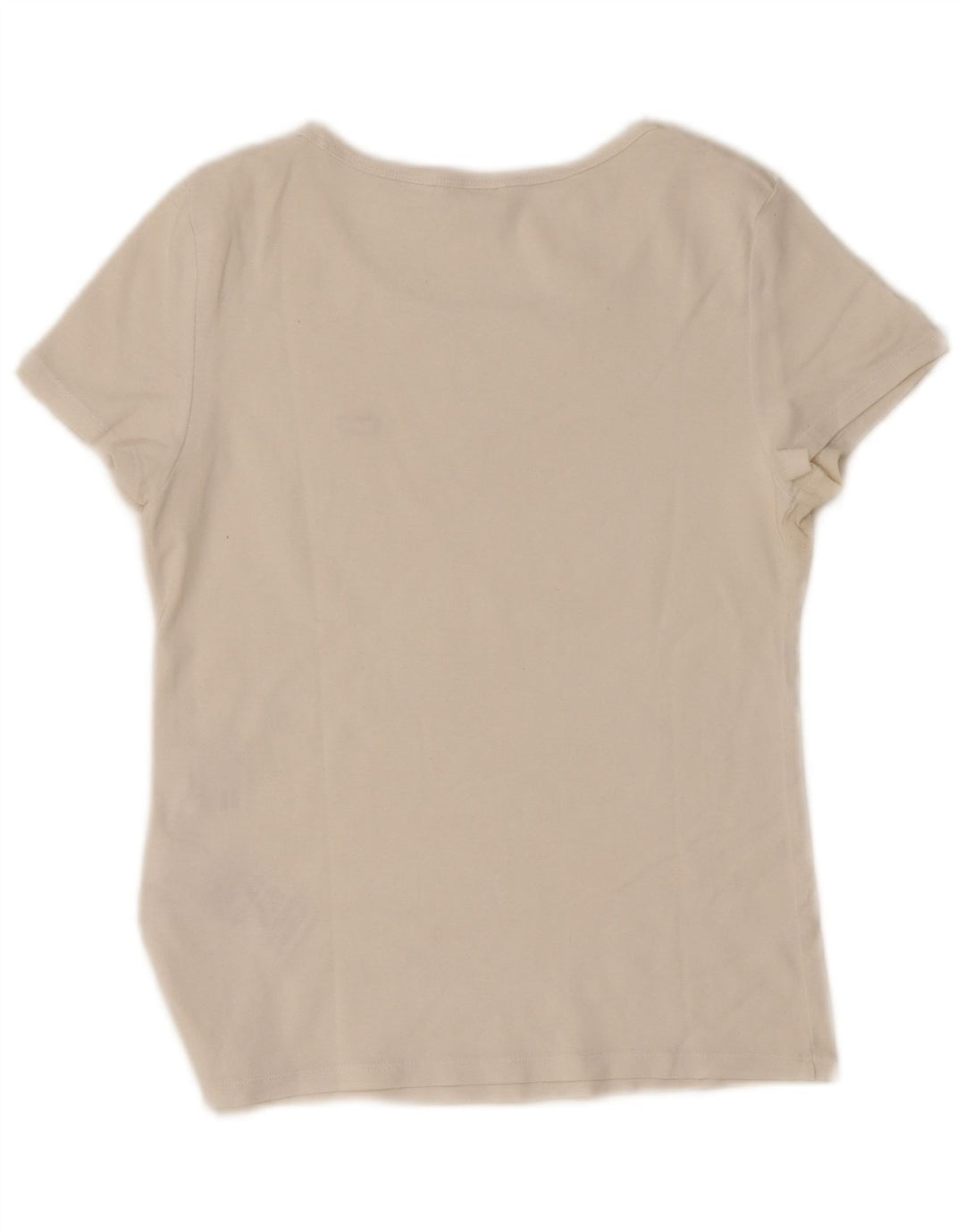 Levi's Womens T-Shirt Top UK 12 Medium White Cotton