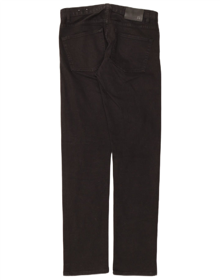 Reiss Womens Shacket Slim Jeans W30 L33 Black Cotton