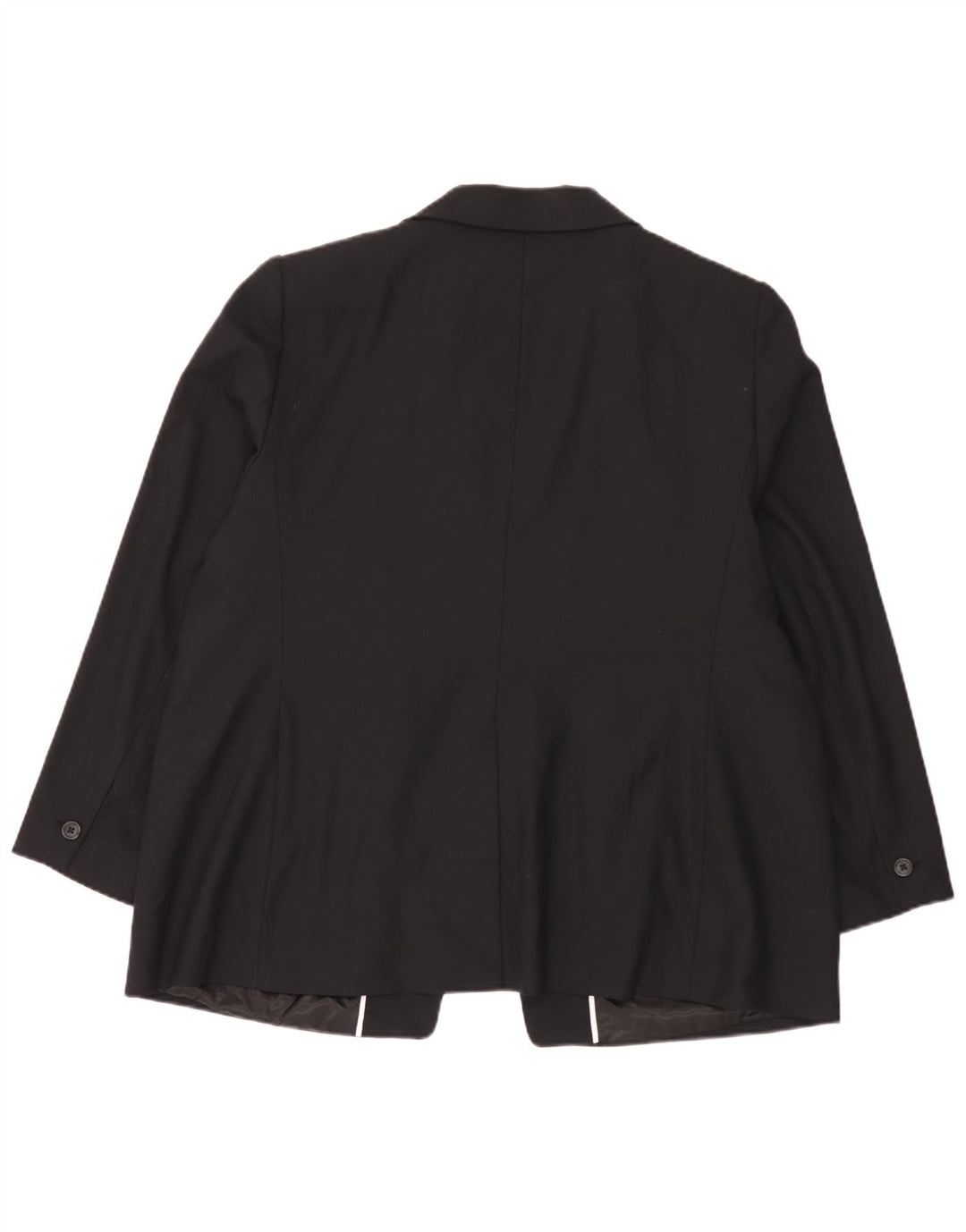 Marks & Spencer Dame Autograph 1 Knap Blazer Jacket UK 18 XL Sort
