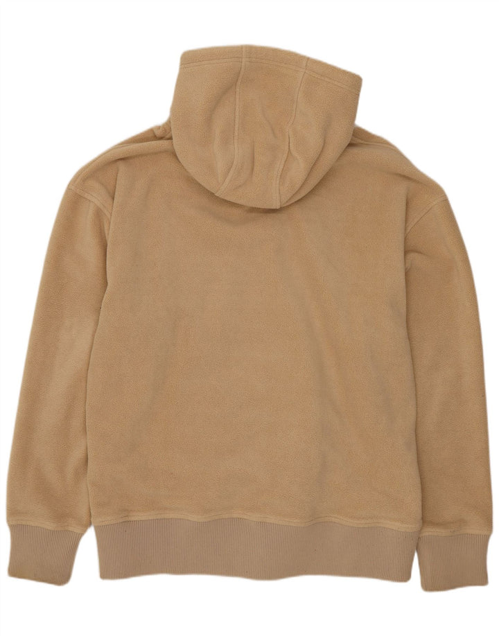 Tommy Hilfiger Mens Hooded Fleece Jumper Medium Beige Polyester