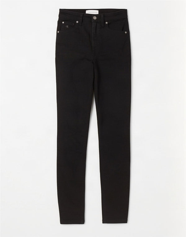 Jeans skinny da donna Calvin Klein W26 L30 cotone nero