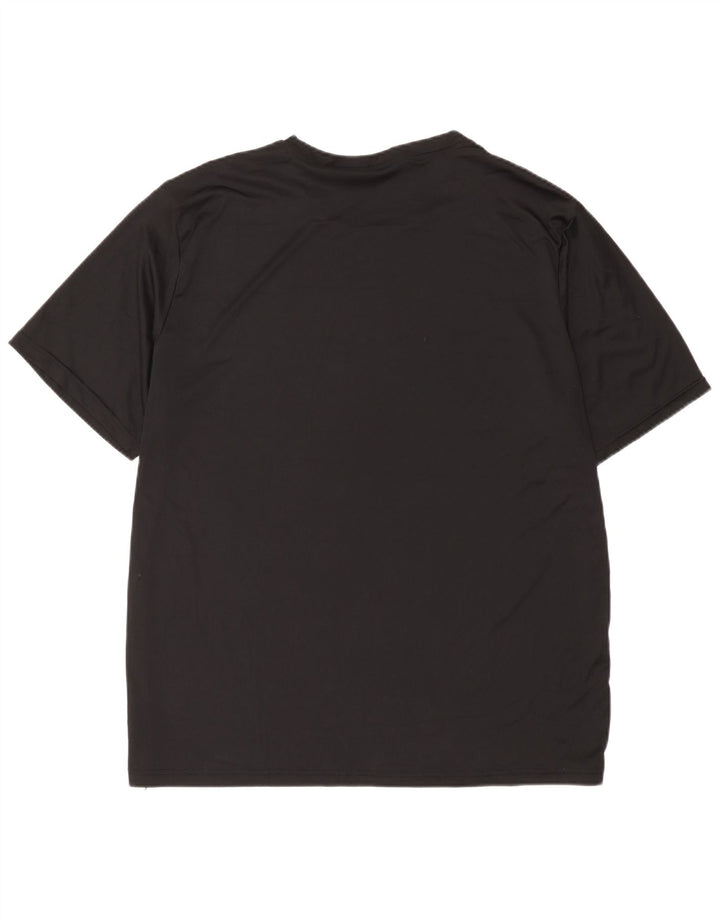 Russell Athletic Mens T-Shirt Top 3XL Black Polyester