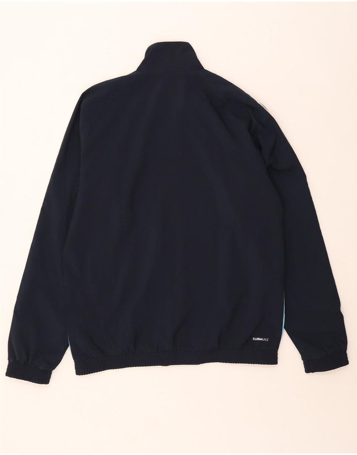 Adidas Mens Climalite Tracksuit Top Jacket UK 40/42 Medium Navy Blue