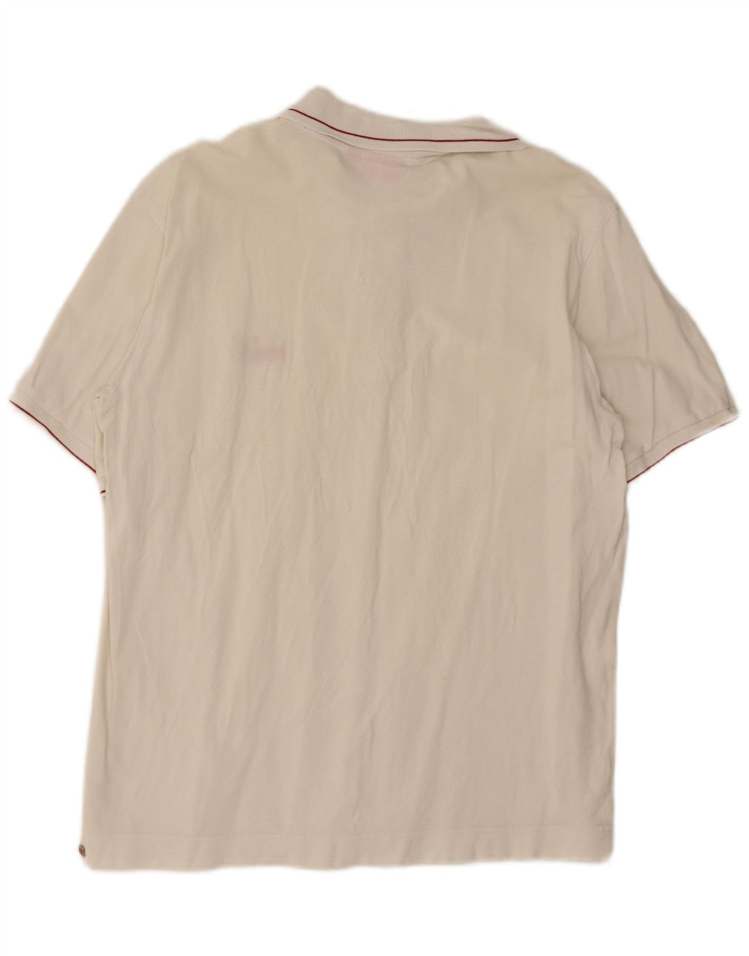 Tricou polo Puma pentru bărbați, bumbac alb mediu