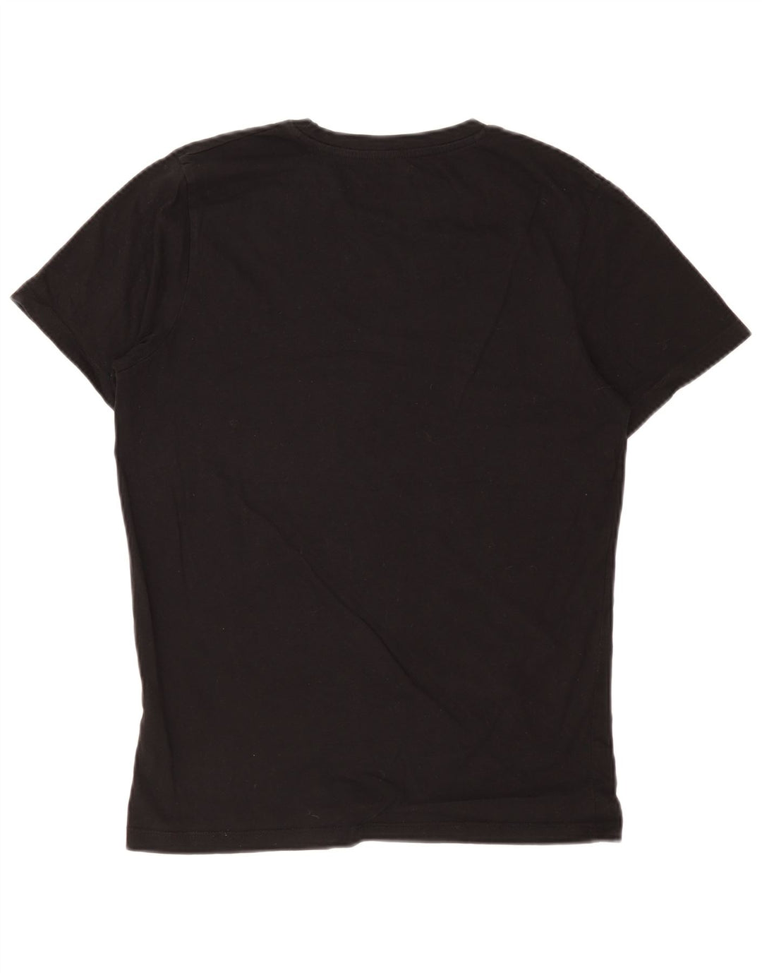 T-shirt da uomo Jack & Jones Top in cotone nero medio