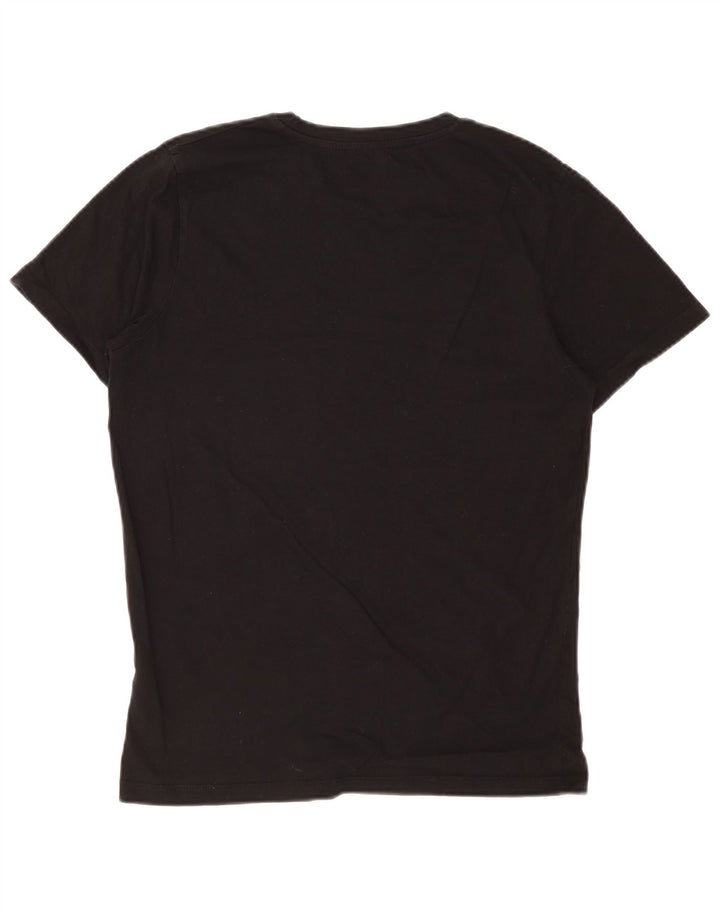 T-shirt da uomo Jack & Jones Top in cotone nero medio