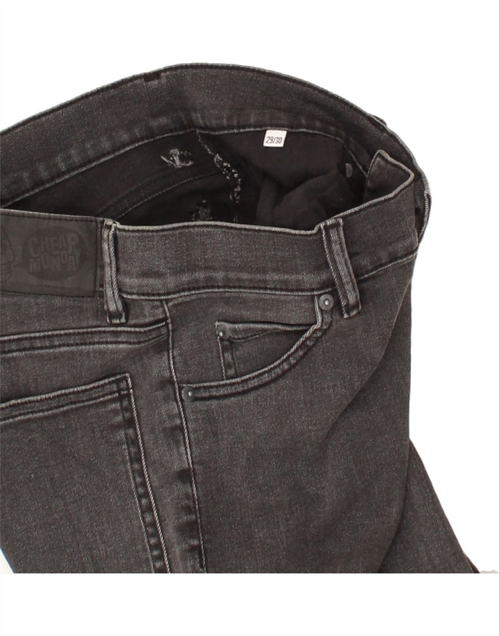 CHEAP MONDAY Womens Skinny Jeans W29 L30 Grey Vintage Cheap Monday and Second-Hand Cheap Monday from Messina Hembry 